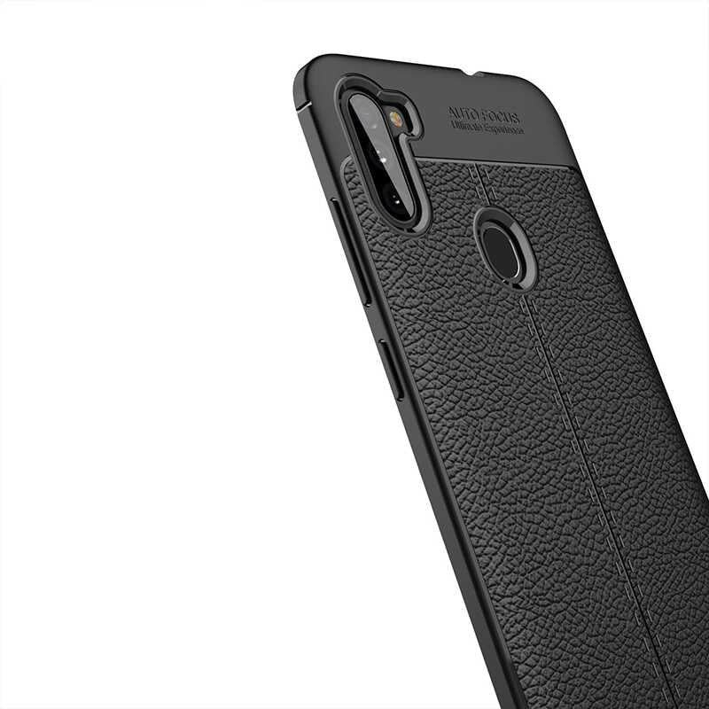 Galaxy M11 Kılıf Zore Niss Silikon Kapak Kırmızı