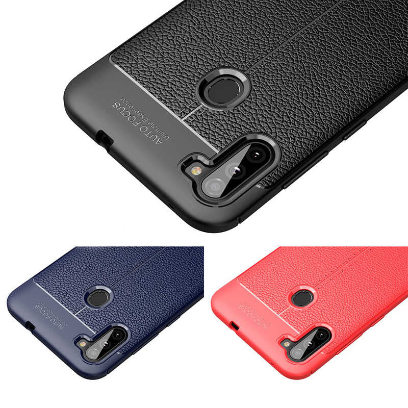 Galaxy M11 Kılıf Zore Niss Silikon Kapak Siyah