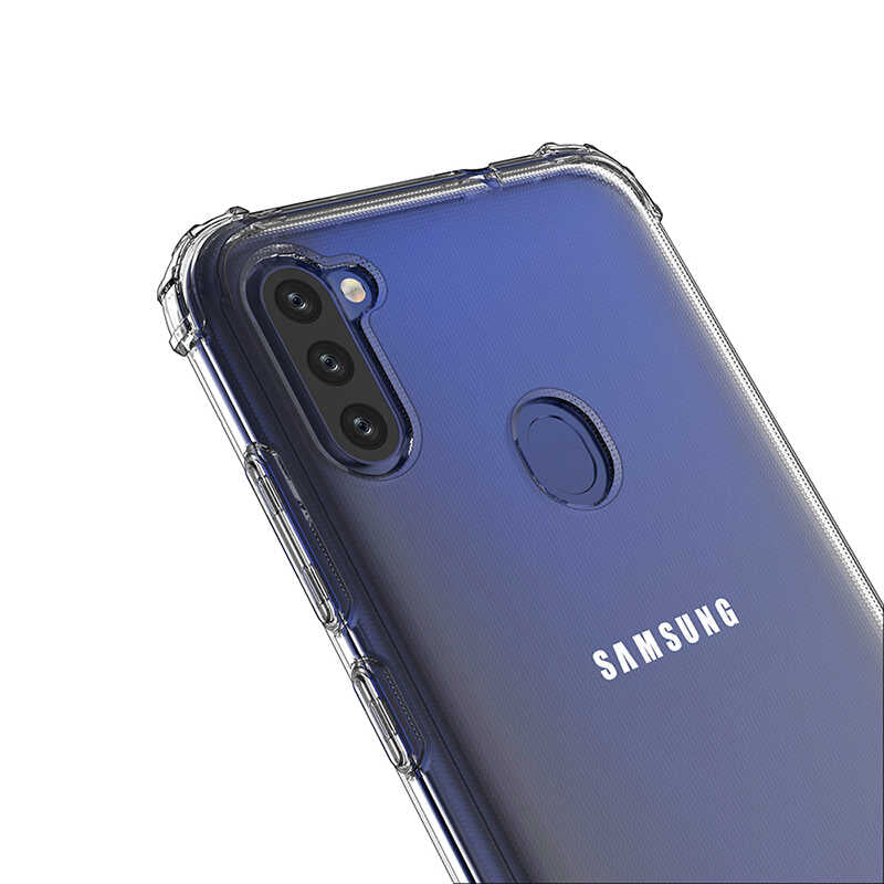 Galaxy M11 Kılıf Zore Nitro Anti Shock Silikon Renksiz