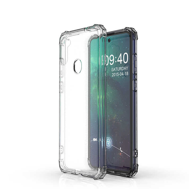Galaxy M11 Kılıf Zore Nitro Anti Shock Silikon Renksiz