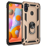 Galaxy M11 Kılıf Zore Vega Kapak Gold