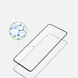 Galaxy M11 Zore Kenarları Kırılmaya Dayanıklı Cam Ekran Koruyucu Siyah