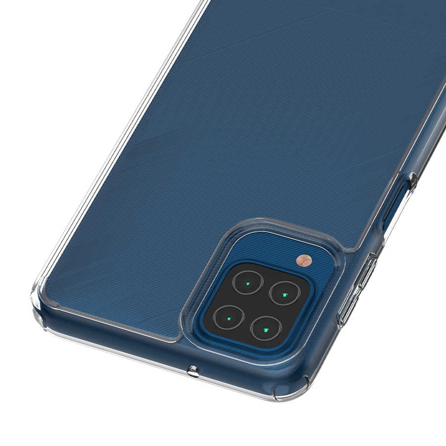Galaxy M12 Kılıf Zore Coss Kapak Renksiz