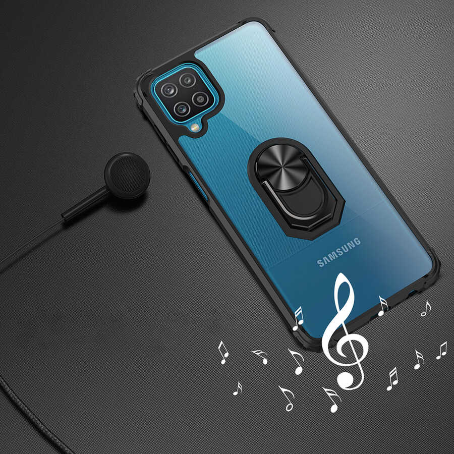Galaxy M12 Kılıf Zore Mola Kapak Lacivert