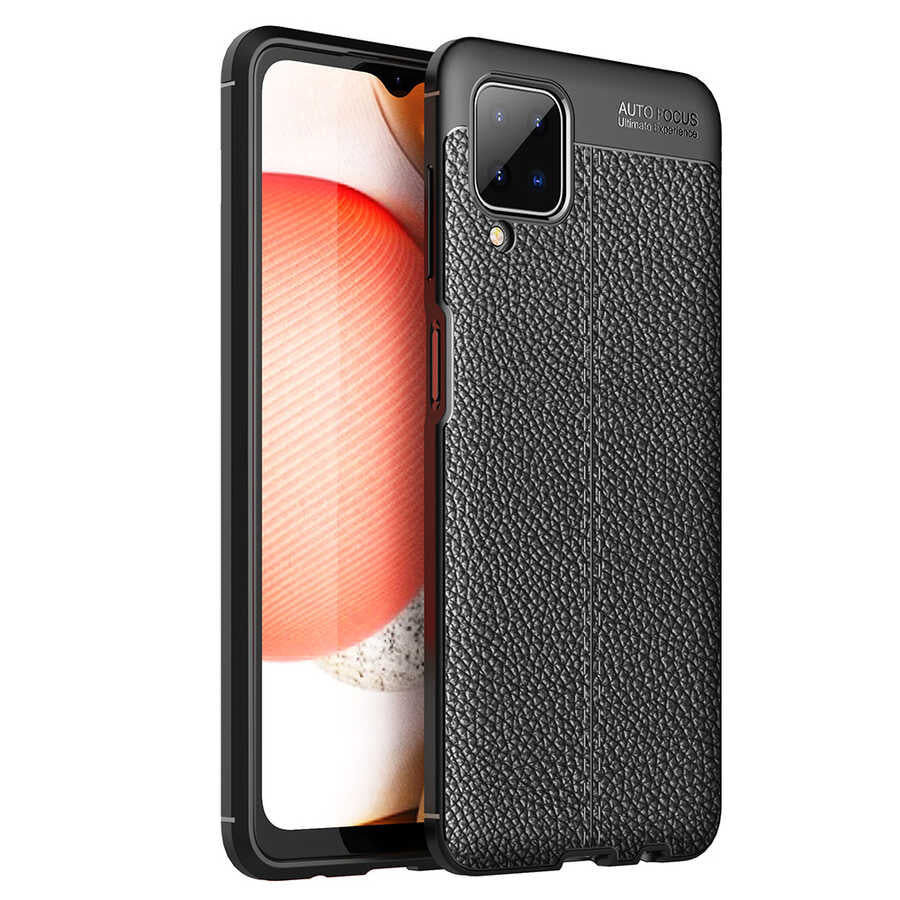Galaxy M12 Kılıf Zore Niss Silikon Kapak Siyah