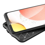 Galaxy M12 Kılıf Zore Niss Silikon Kapak Siyah