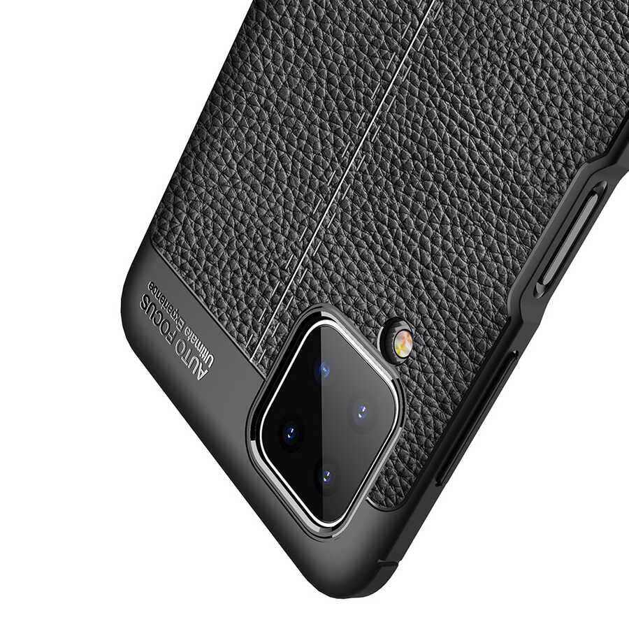 Galaxy M12 Kılıf Zore Niss Silikon Kapak Lacivert