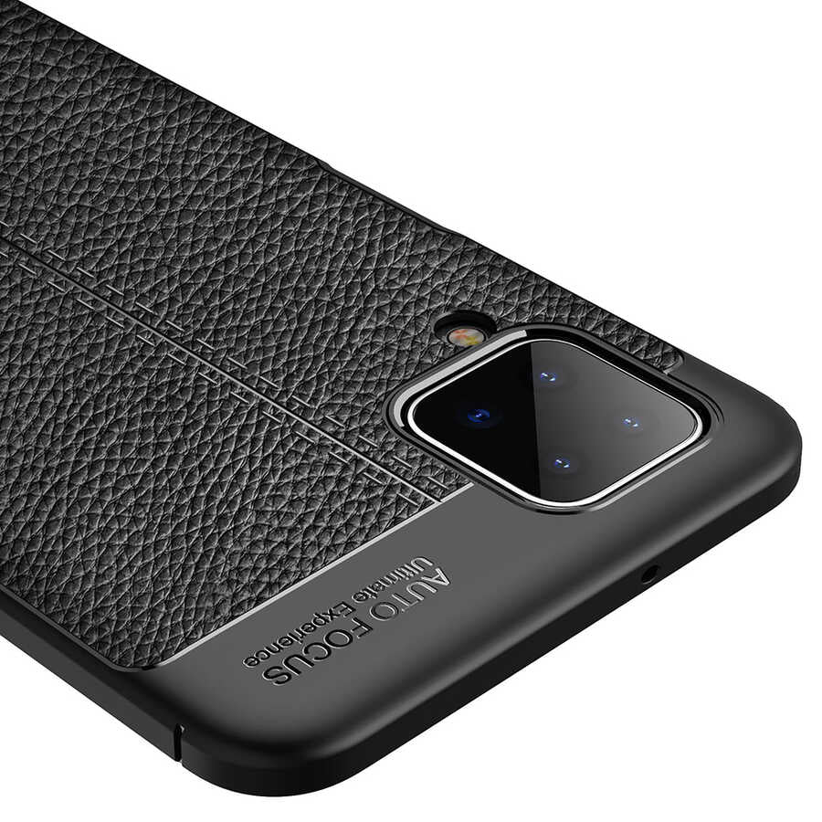 Galaxy M12 Kılıf Zore Niss Silikon Kapak Lacivert