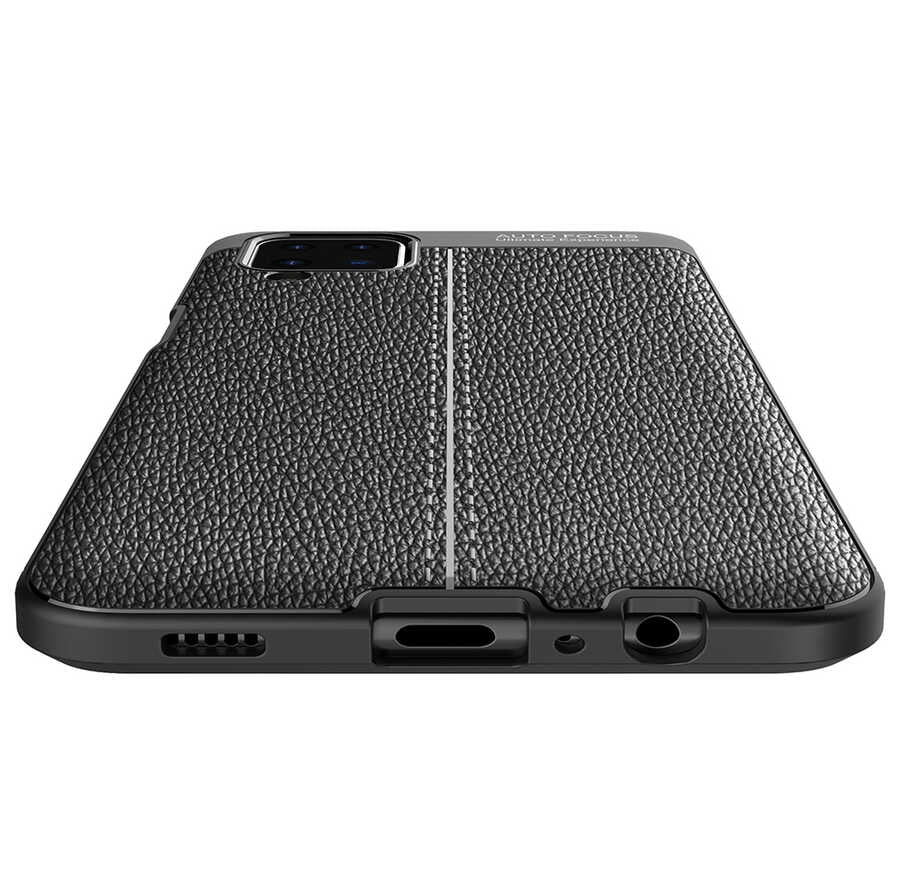 Galaxy M12 Kılıf Zore Niss Silikon Kapak Lacivert