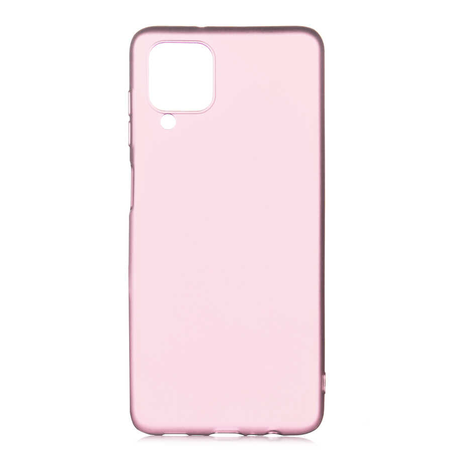 Galaxy M12 Kılıf Zore Premier Silikon Kapak Rose Gold