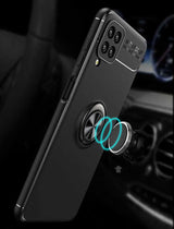 Galaxy M12 Kılıf Zore Ravel Silikon Kapak Kırmızı