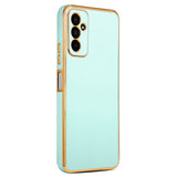 Galaxy M13 Kılıf Zore Bark Kapak Mavi Açık