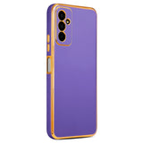 Galaxy M13 Kılıf Zore Bark Kapak Derin Mor