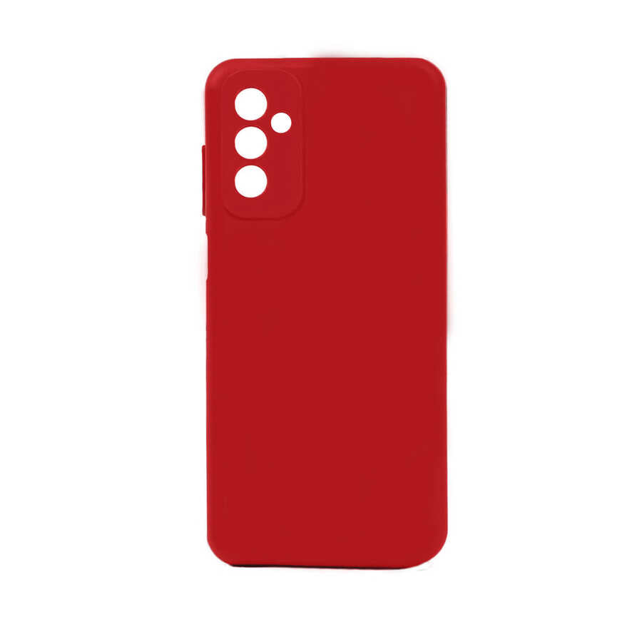 Galaxy M13 Kılıf Zore Biye Silikon Kırmızı