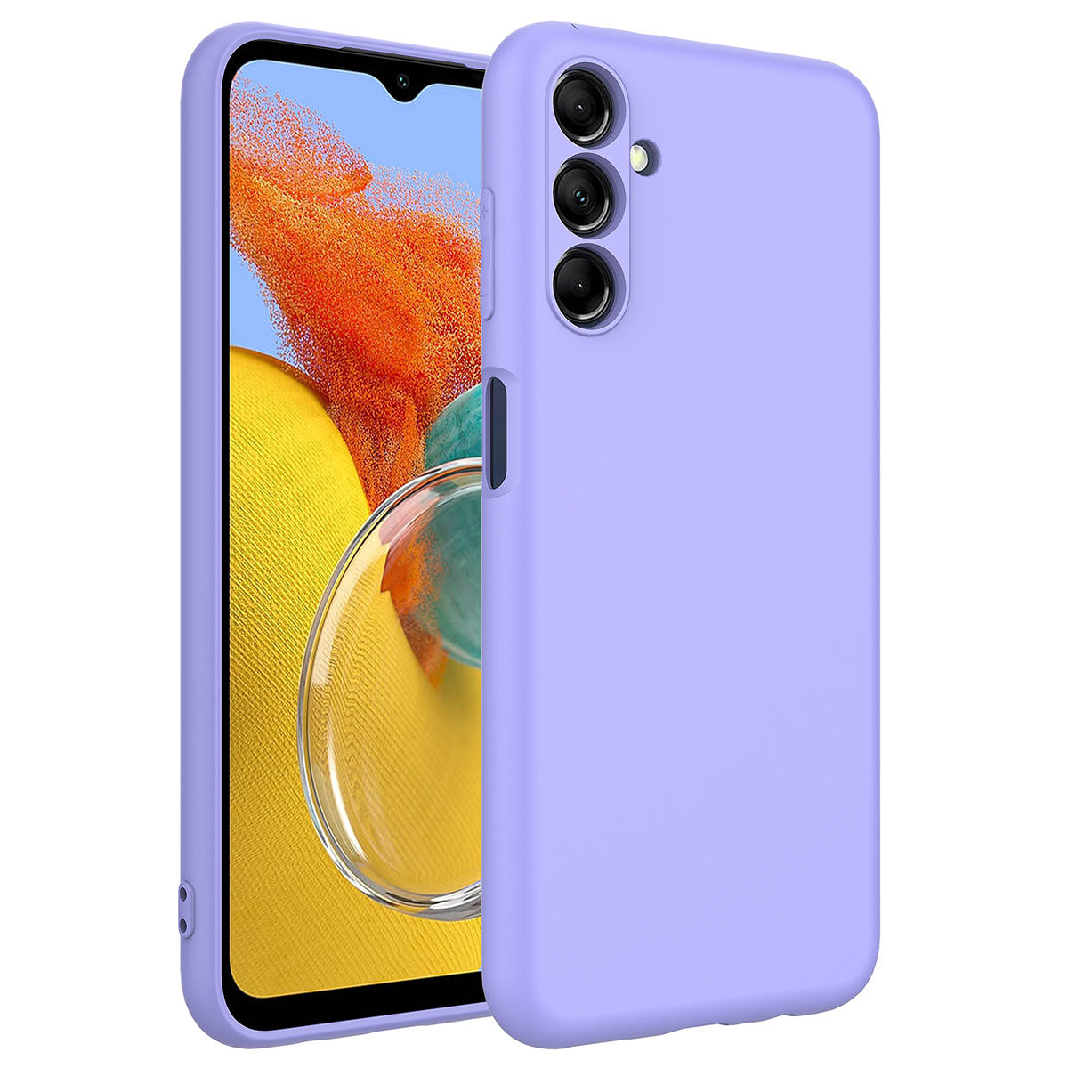Galaxy M14 Kılıf Zore Mara Lansman Kapak Lila