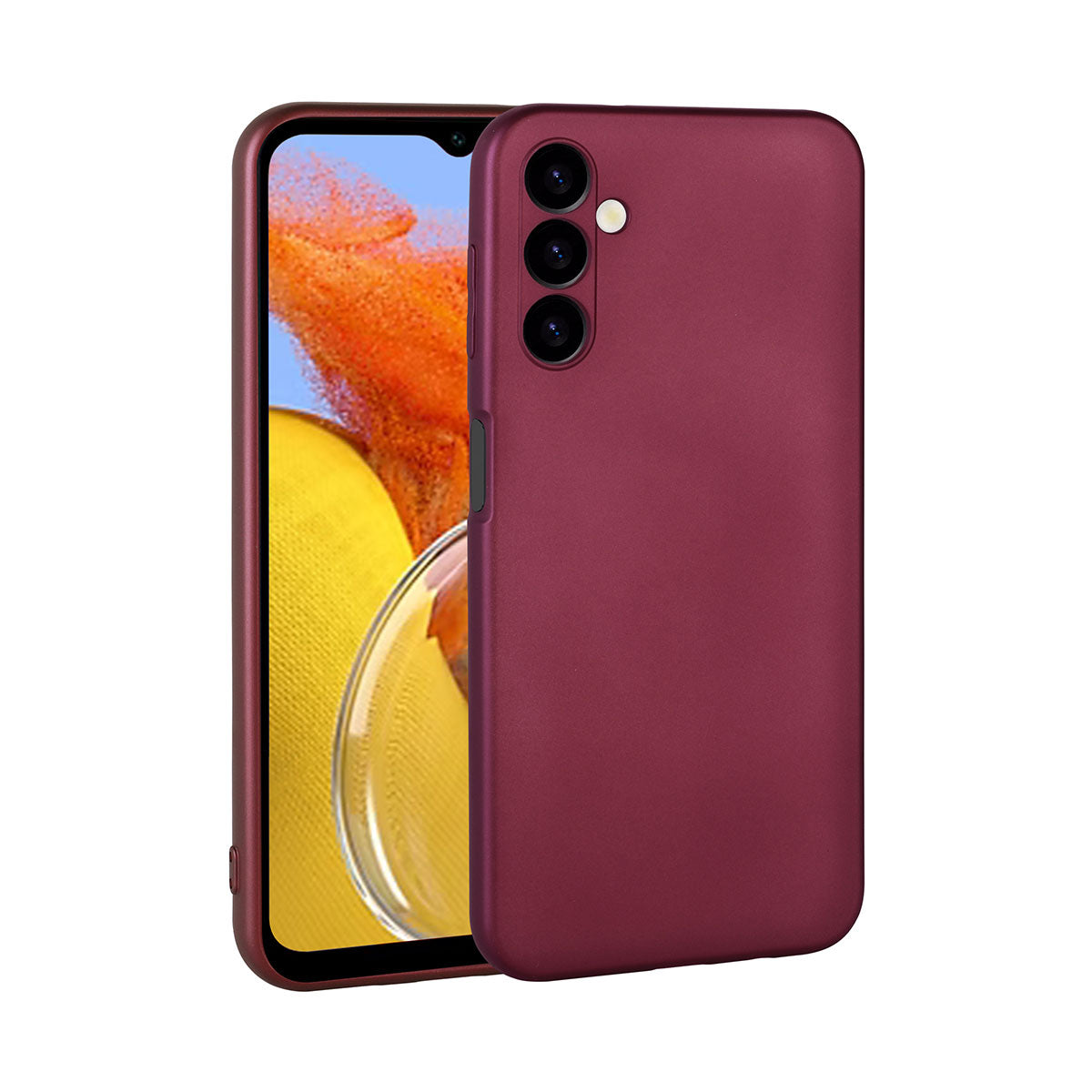 Galaxy M14 Kılıf Zore Premier Silikon Kapak Saks Mavi