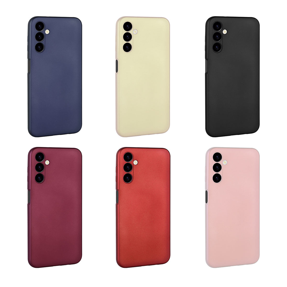 Galaxy M14 Kılıf Zore Premier Silikon Kapak Rose Gold