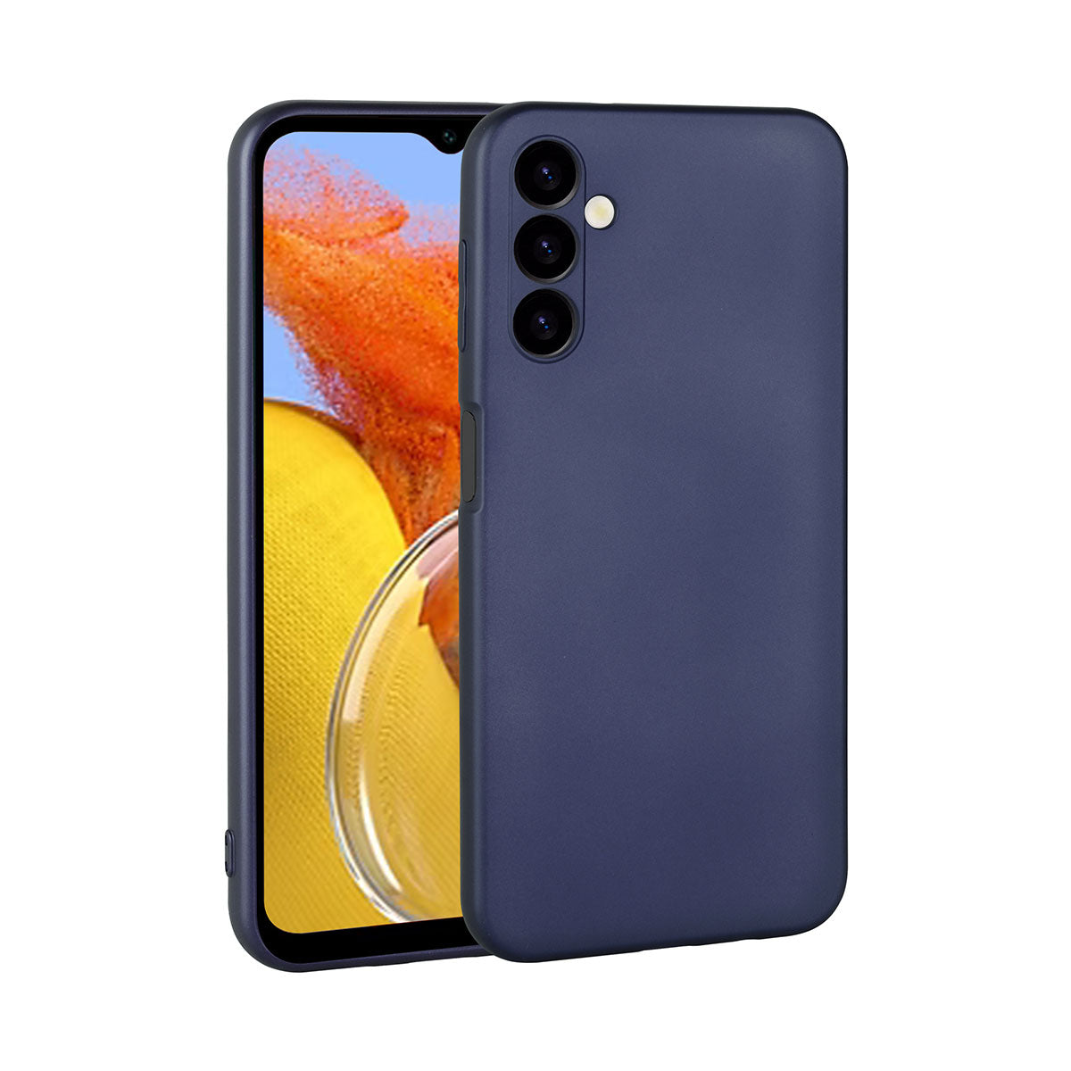 Galaxy M14 Kılıf Zore Premier Silikon Kapak Lacivert