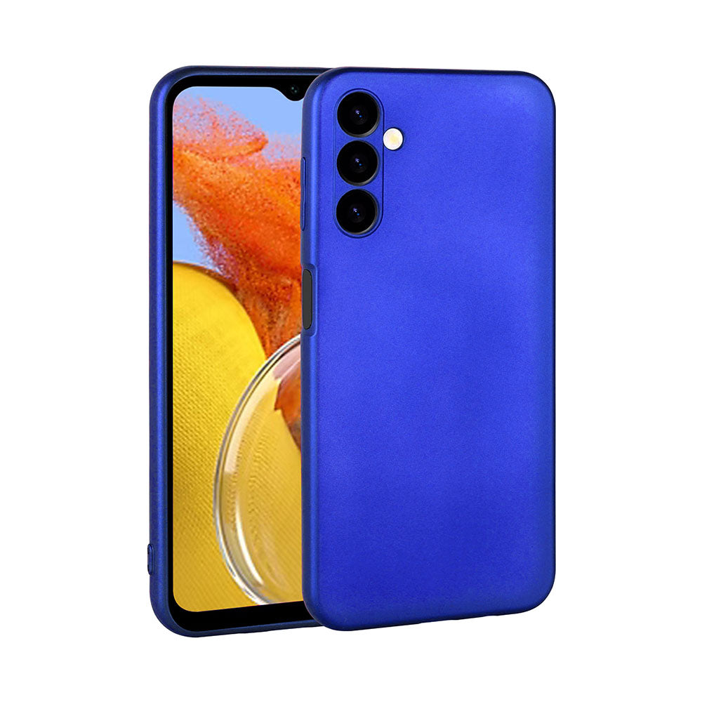 Galaxy M14 Kılıf Zore Premier Silikon Kapak Saks Mavi