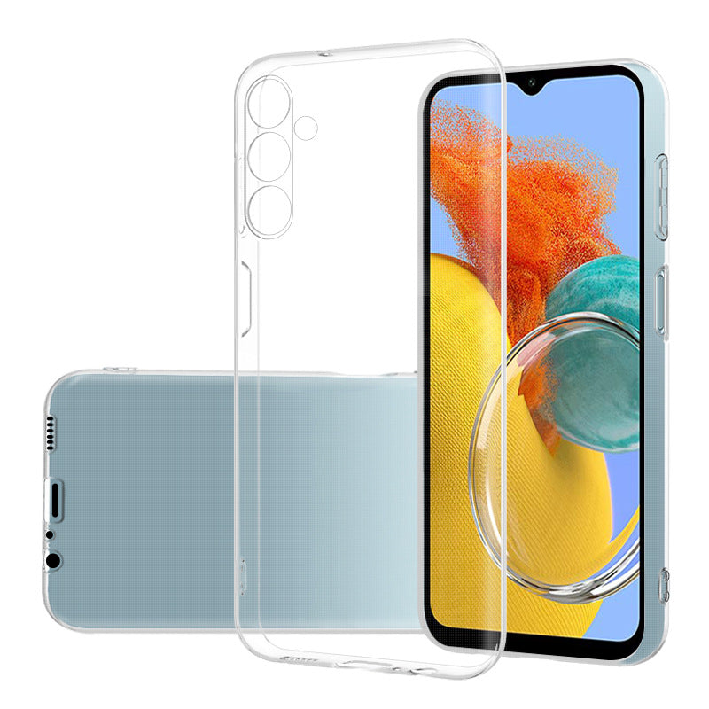 Galaxy M14 Kılıf Zore Süper Silikon Kapak Renksiz