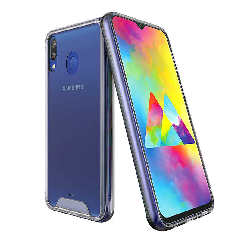 Galaxy M20 Kılıf Zore Gard Silikon Renksiz