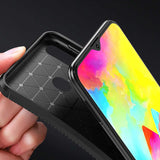Galaxy M20 Kılıf Zore Negro Silikon Kapak Siyah