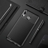 Galaxy M20 Kılıf Zore Negro Silikon Kapak Siyah