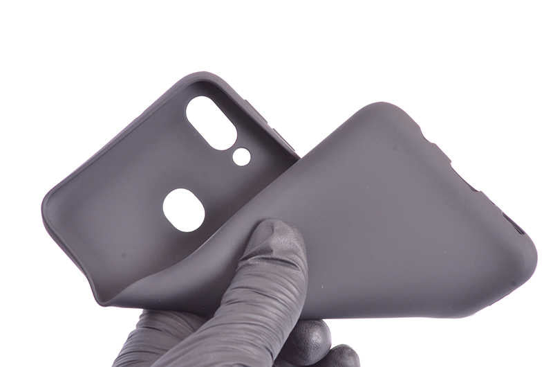 Galaxy M20 Kılıf Zore Premier Silikon Kapak Gold