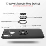 Galaxy M20 Kılıf Zore Ravel Silikon Kapak Siyah-Kırmızı