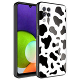 Galaxy M22 Kılıf Kamera Korumalı Desenli Sert Silikon Zore Epoksi Kapak NO7