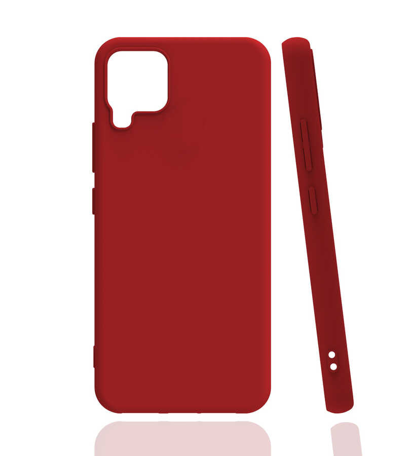 Galaxy M22 Kılıf Zore Biye Silikon Kırmızı