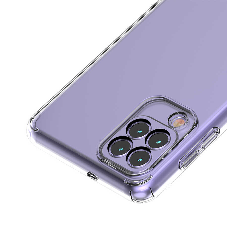 Galaxy M22 Kılıf Zore Coss Kapak Renksiz