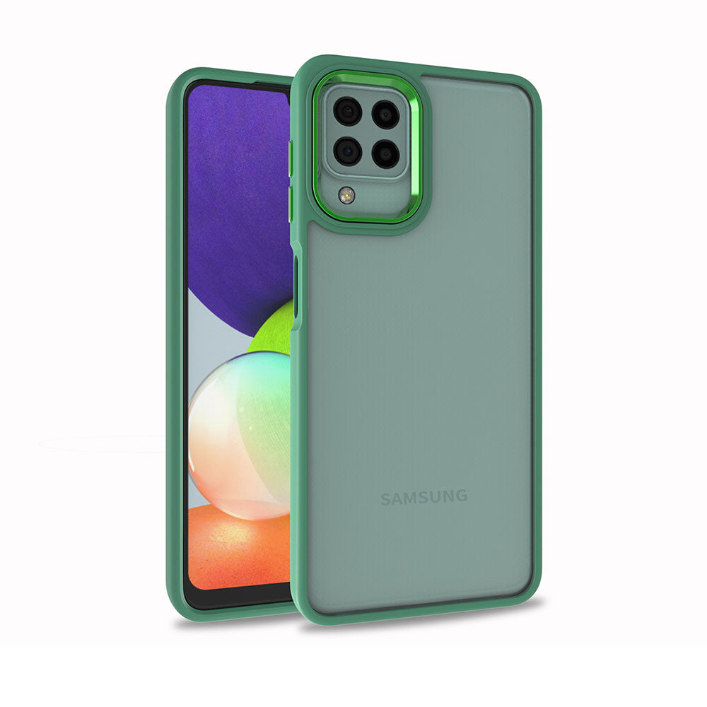 Galaxy M22 Kılıf Zore Flora Kapak Kırmızı