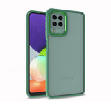 Galaxy M22 Kılıf Zore Flora Kapak Yeşil