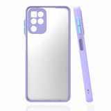 Galaxy M22 Kılıf Zore Hux Kapak Lila