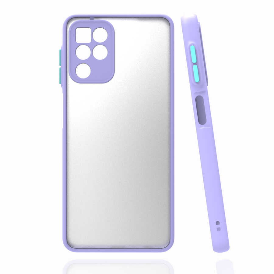 Galaxy M22 Kılıf Zore Hux Kapak Lila