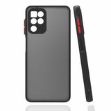 Galaxy M22 Kılıf Zore Hux Kapak Lacivert