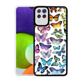 Galaxy M22 Kılıf Zore M-Fit Desenli Kapak Butterfly No3