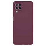 Galaxy M22 Kılıf Zore Mara Lansman Kapak Pembe Koyu