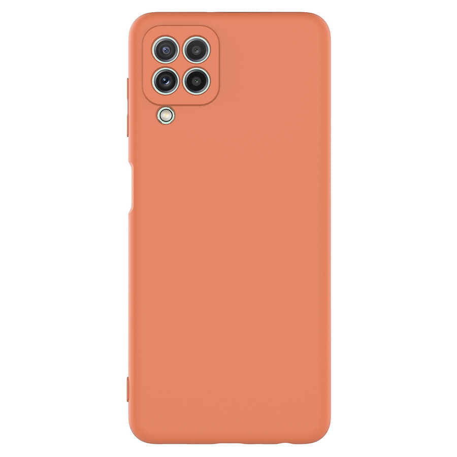 Galaxy M22 Kılıf Zore Mara Lansman Kapak Turuncu