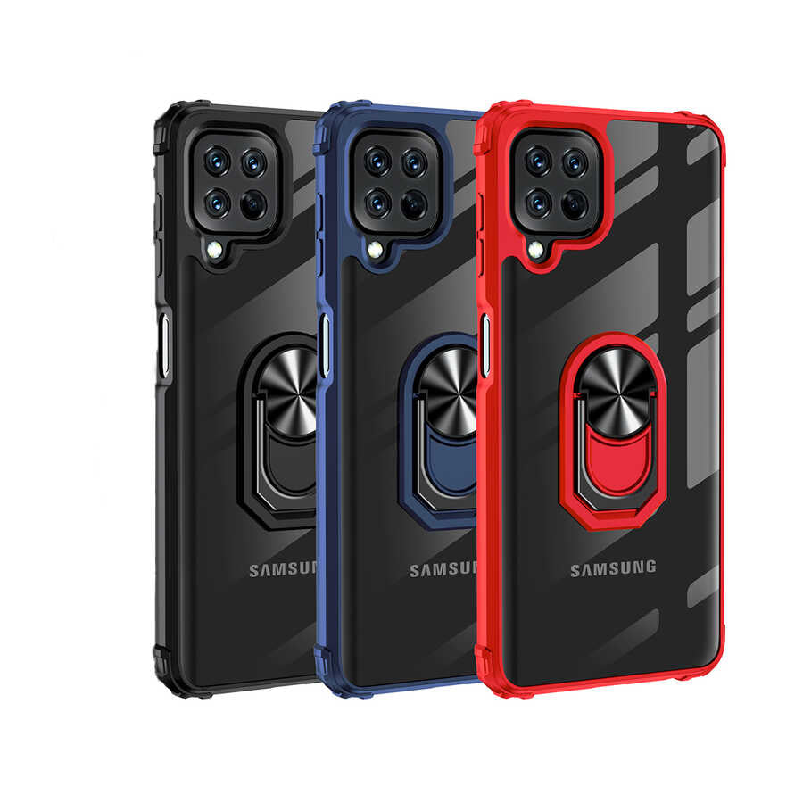 Galaxy M22 Kılıf Zore Mola Kapak Kırmızı