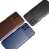 Galaxy M22 Kılıf Zore Negro Silikon Kapak Kahverengi