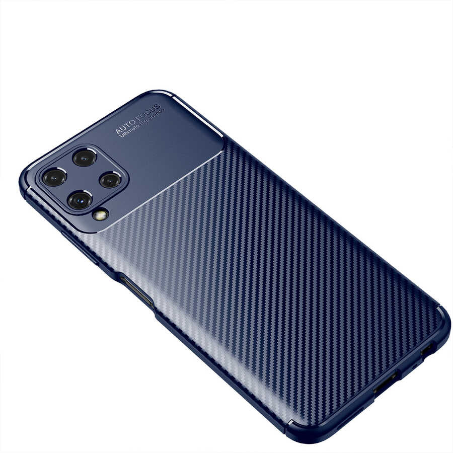 Galaxy M22 Kılıf Zore Negro Silikon Kapak Kahverengi