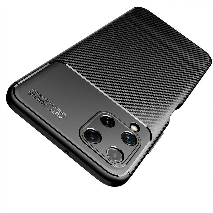Galaxy M22 Kılıf Zore Negro Silikon Kapak Kahverengi