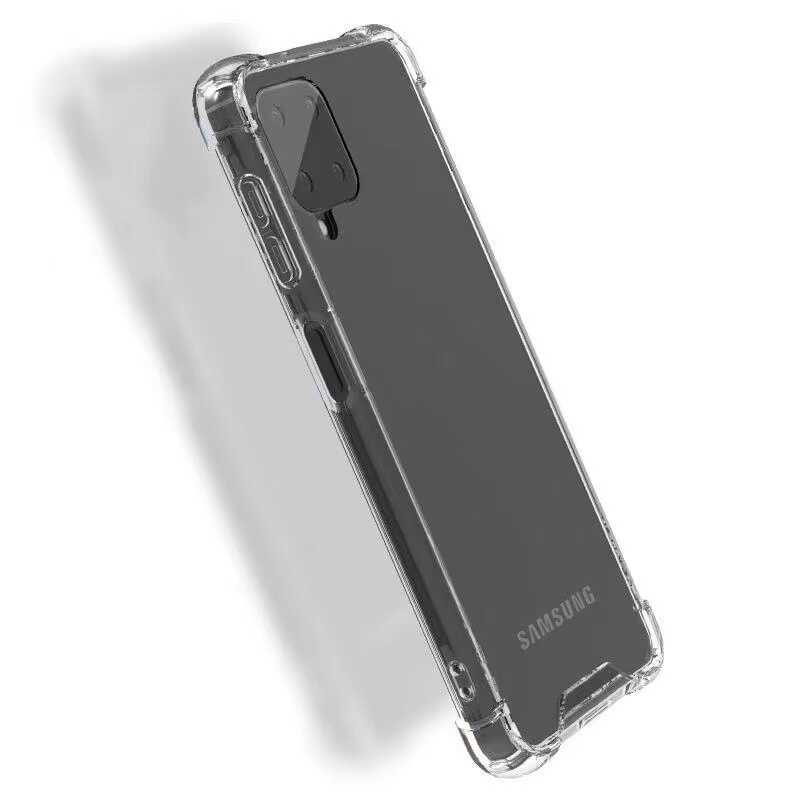 Galaxy M22 Kılıf Zore Nitro Anti Shock Silikon Renksiz
