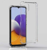 Galaxy M22 Kılıf Zore Nitro Anti Shock Silikon Renksiz