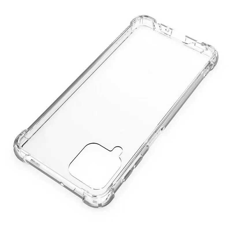 Galaxy M22 Kılıf Zore Nitro Anti Shock Silikon Renksiz