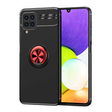 Galaxy M22 Kılıf Zore Ravel Silikon Kapak Mavi