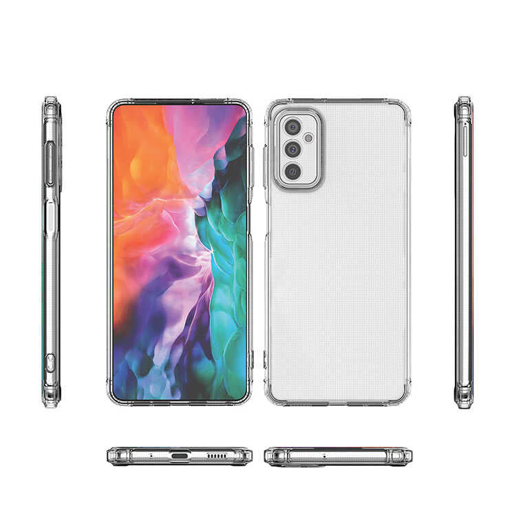 Galaxy M23 Kılıf Zore 2mm Anti Shock Silikon Renksiz
