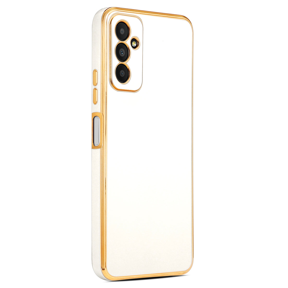 Galaxy M23 Kılıf Zore Bark Kapak Beyaz
